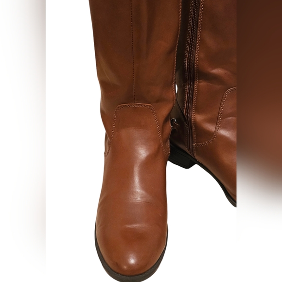 Sam and Libby Brown Knee High Riding Boots - Picture 8 of 9